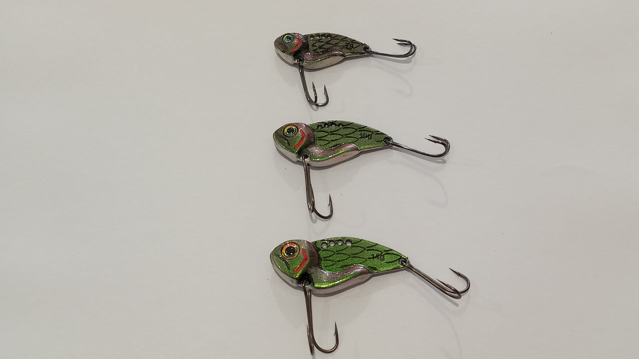 Colourshift Green Brown Grumpy Max Blade – Aussie Native Lures